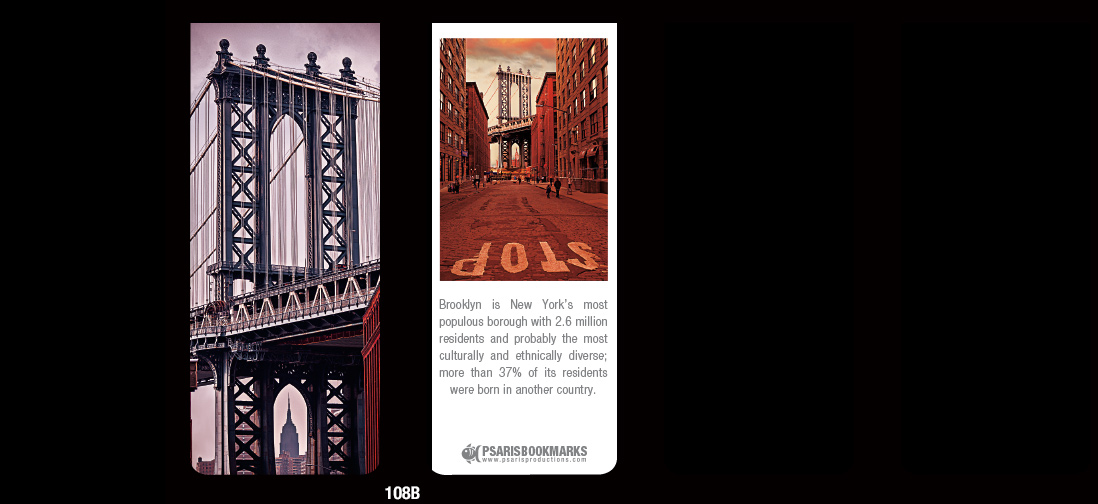 New York Magnetic Bookmarks - Psaris Productions