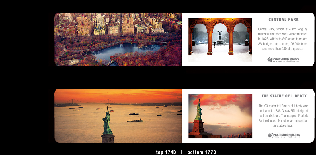 New York Magnetic Bookmarks – Psaris Productions