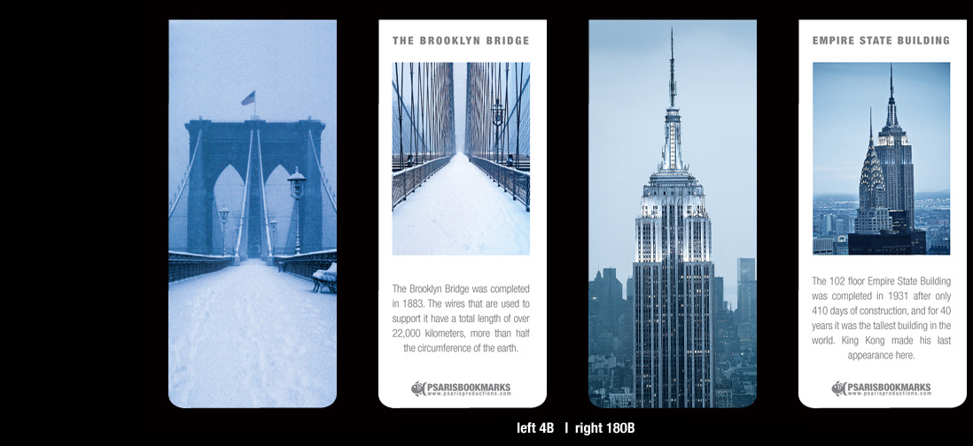 New York Magnetic Bookmarks | Psaris Productions