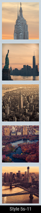New-York-Fridge-Magnets-Set-of-Five-Magnets | Psaris Productions