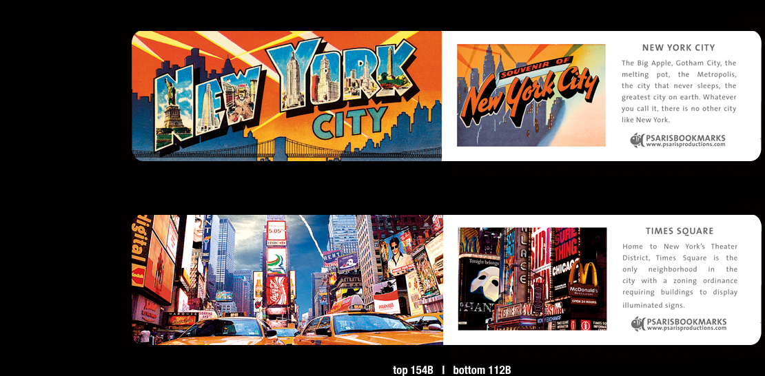 Magnetic Bookmarks New York | Psaris Productions