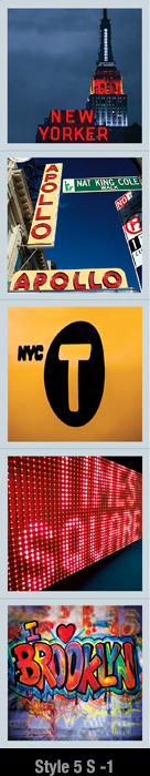 NY Magnet Set for Refrigerator | Psaris Productions