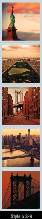 New York Magnet Set for Refrigerator | Psaris Productions